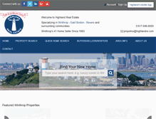 Tablet Screenshot of highlandre.com